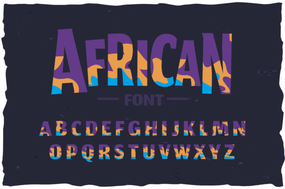 African: A Vibrant Color Font for Bold Design Projects
