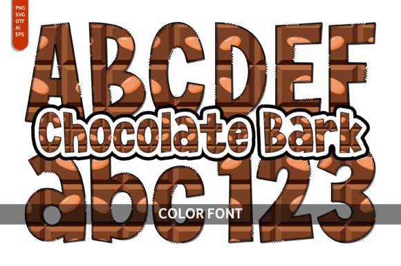 Chocolate Bark: A Sweet Design Asset for Visual Impact