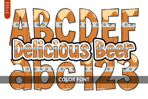 Delicious Beer: A Playful Typography Choice for Creative Design