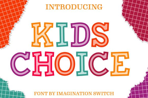 Exploring Kids Choice: A Color Font for Creative Design