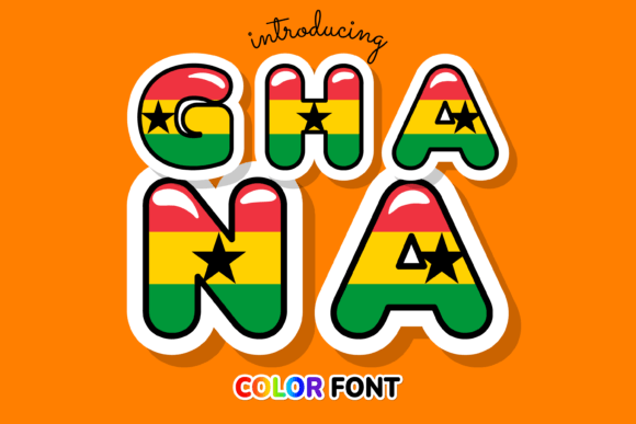 Ghana Color: A Striking Font for Bold Visual Identity