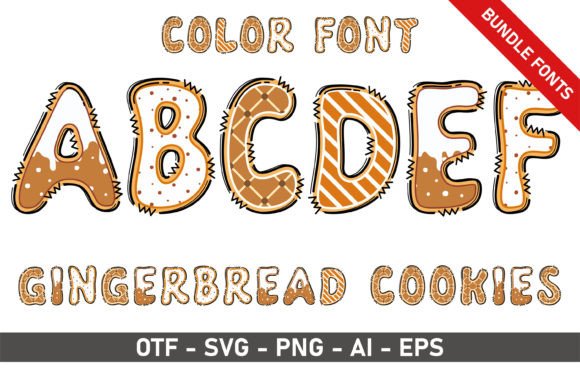 Gingerbread Cookies Bundle: A Whimsical Design Asset
