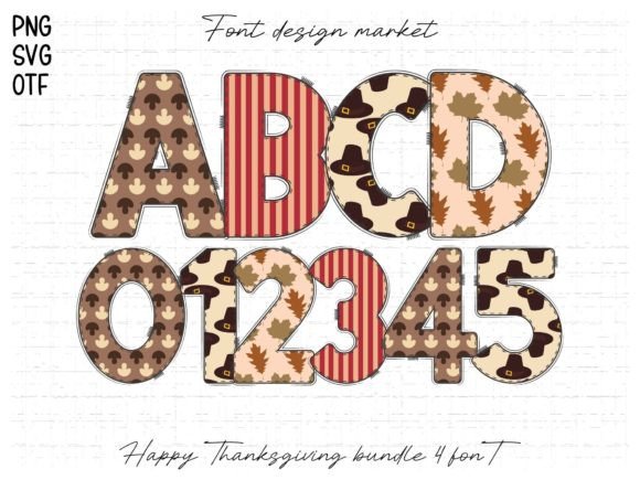 Happy Thanksgiving Font: Bold Festive Typography