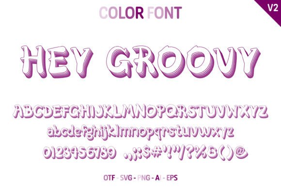 Hey Groovy V2: A Retro Font for Modern Design