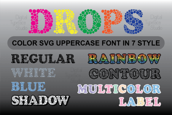 Infuse Playful Energy with the Drops Font