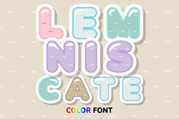 Lemniscate: The Infinity-Inspired Color Font