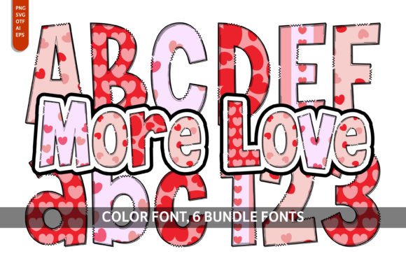 More Love Bundle: Infusing Playful Artistry into Your Designs