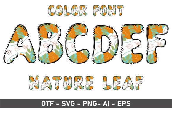 Nature Leaf: Elevate Your Design with Whimsical Typography