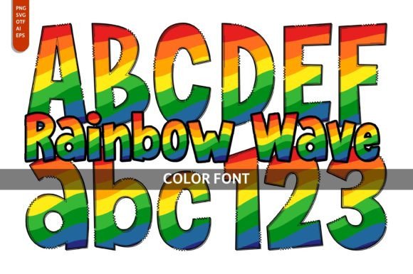 Rainbow Wave: Infusing Joy into Graphic Design