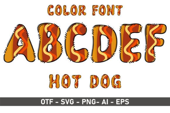 The Playful Power of Hot Dog Typography