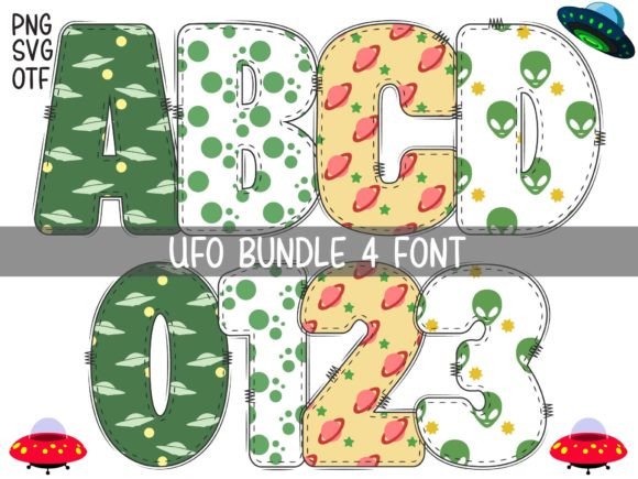 Ufo: A Patriotic Color Font for Vibrant Designs