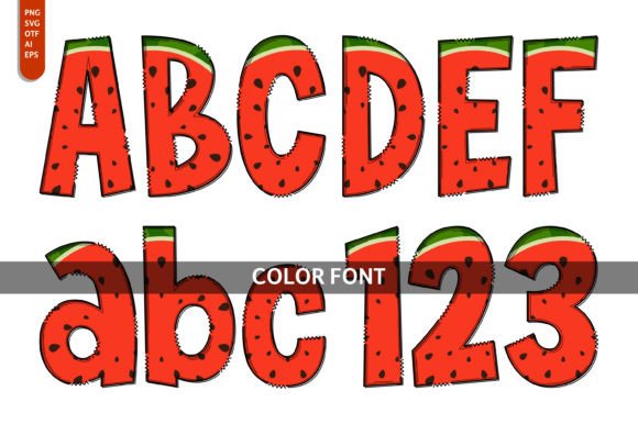 Watermelon Ripe: A Burst of Typographic Delight