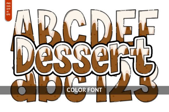 Whimsical Typography: The Dessert Font for Playful Design
